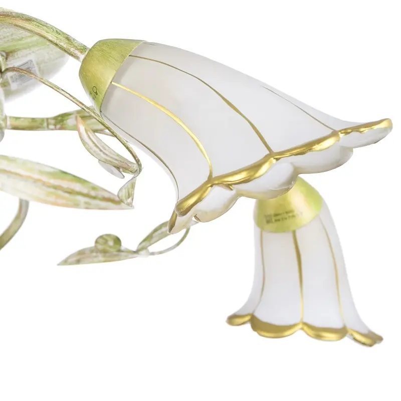 Люстра потолочная Brille флористика E14 60W GR (LK-208)S/5) - фото 3