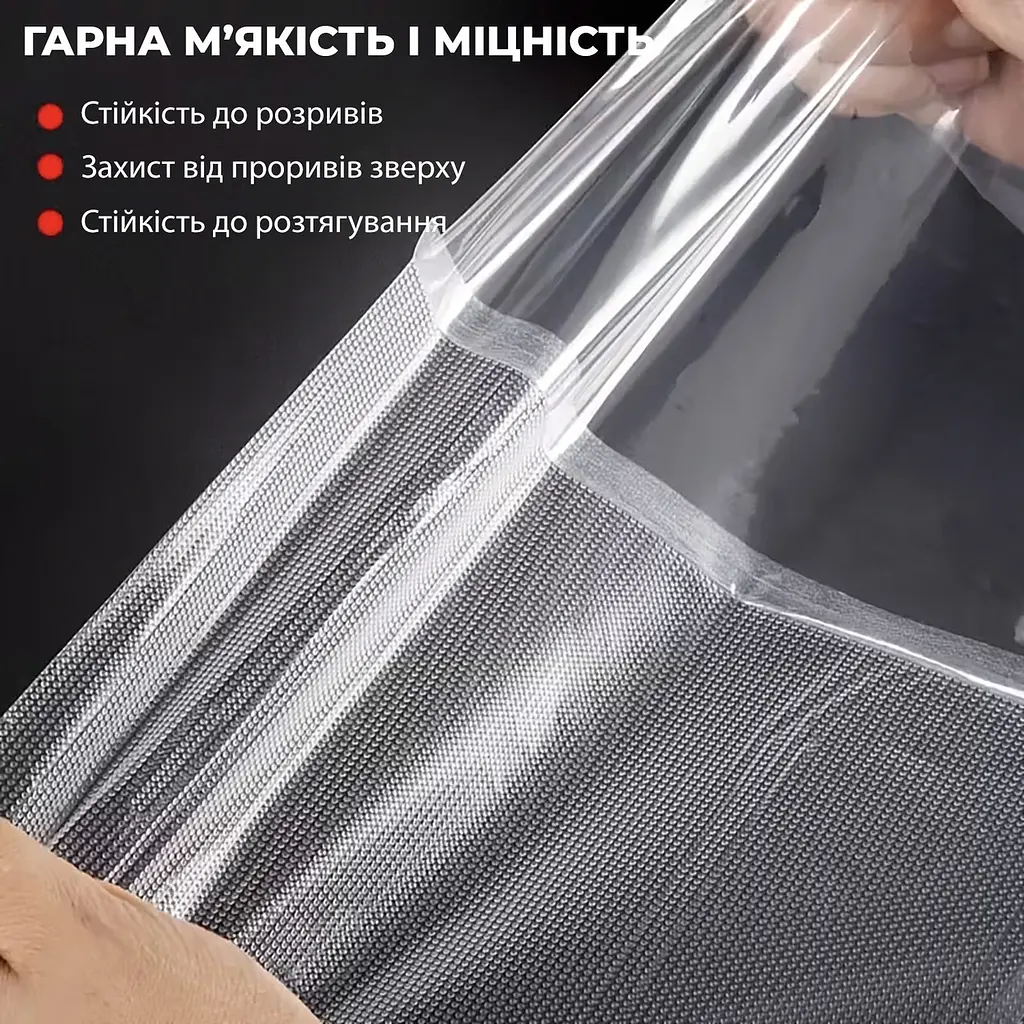 Вакуумні пакети для вакуумного пакувальника харчових продуктів, рулон 25 х 500 см Прозорий 87991 - фото 9