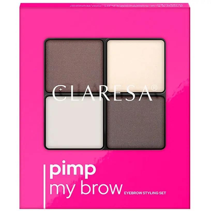 Набір для стилізації брів Claresa Deep Brown тон 02, 4.5 г - фото 2