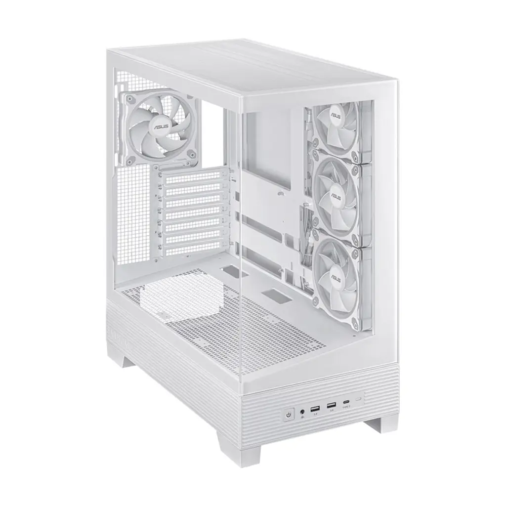 Корпус для ПК ASUS A31 Plus Tempered Glass White (90DC00R3-B19000) - фото 6
