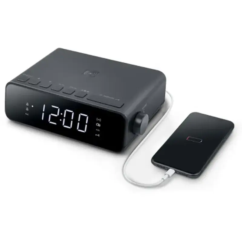 Настільний годинник Muse Радіо-годинник з USB (M-175 WI) - фото 3
