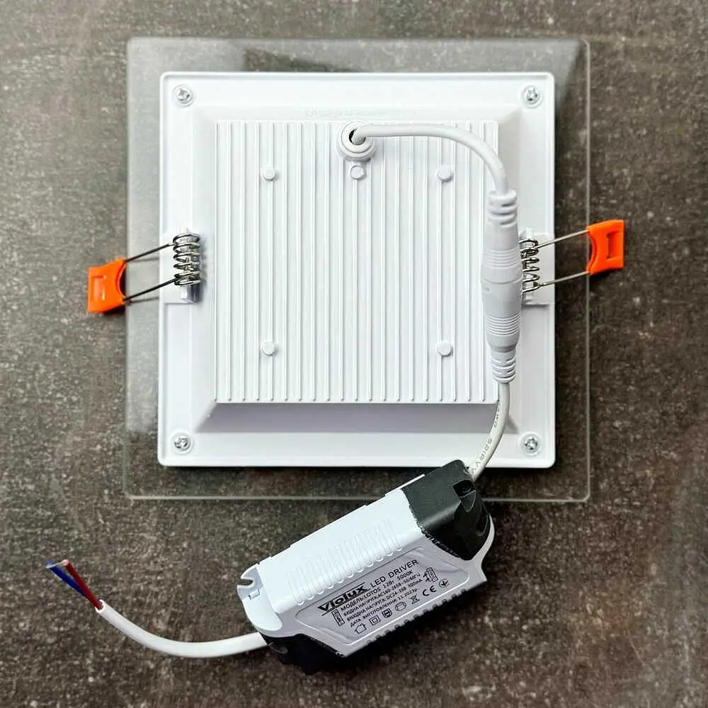 Світильник LED даунлайт Violux LOTOS 12W 5000K квадрат IP20 (110031) - фото 6