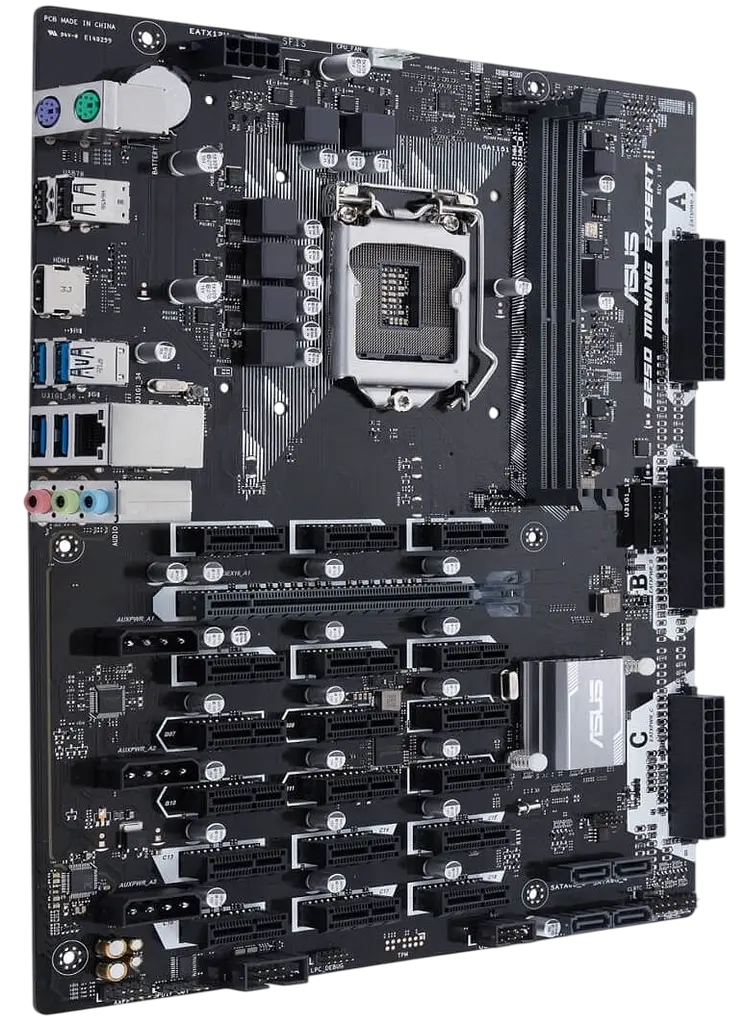 Материнська плата Asus B250 Mining Expert LGA 1151v1 (B250 MINING EXPERT) Б/В - фото 2