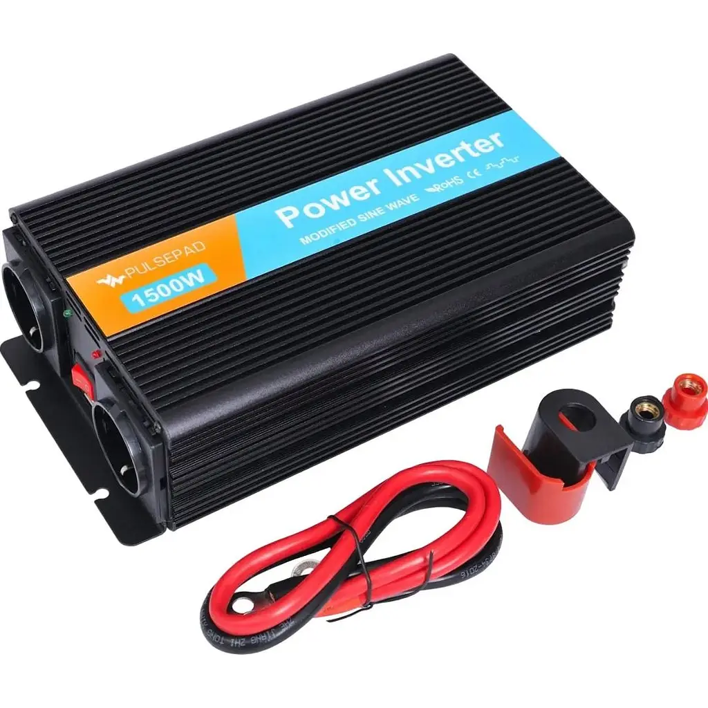 Автомобильный инвертор Pulsepad MSW-1500 12V 1500W Modified Sine Wave [111697] - фото 4