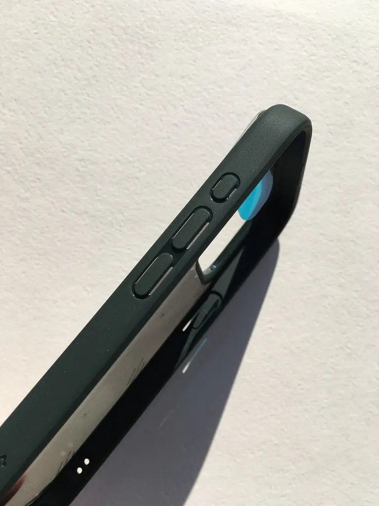 Оригінальний протиударний чохол для iPhone 15 Pro Max (6.7") Spigen Ultra Hybrid Frost Green ACS06569 - фото 5