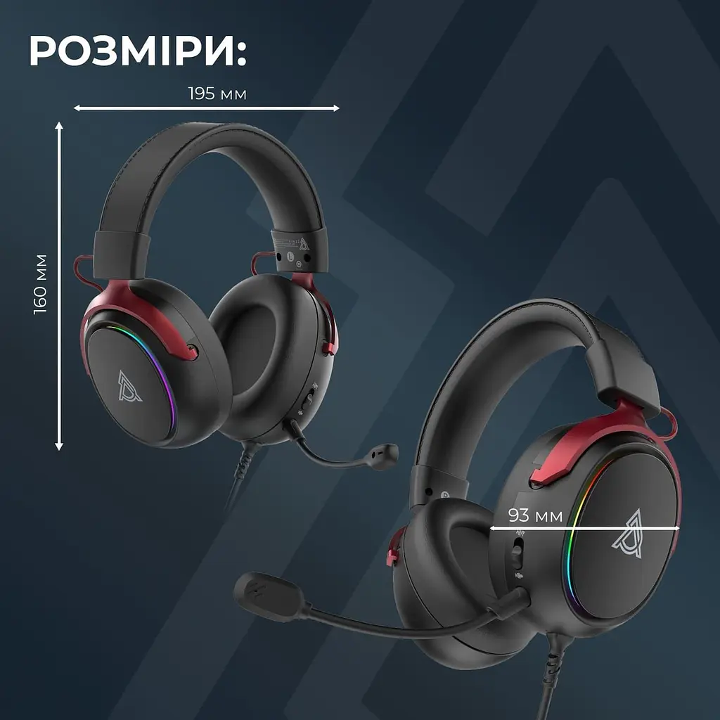Игровая гарнитура Ajazz AHW10 Black (AHW10-B) - фото 10