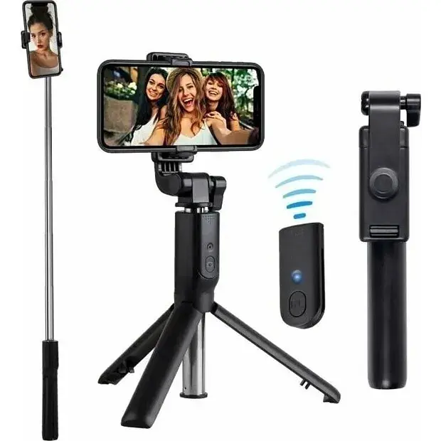 Селфи-монопод DK Selfie Stick D10S Black [94880] - фото 4