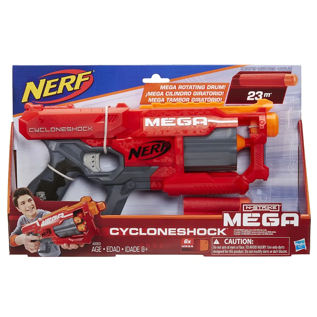 Бластер Nerf Mega Cycloneshock (A9353) - фото 4