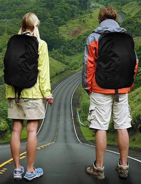 Чохол-дощовик для рюкзака Nela-Style Raincover до 40L чорний - фото 2