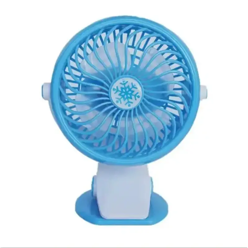 Вентилятор Міні USB з прищіпкою Mini fan LY-582 • Портативний настільний вентилятор з акумулятором і кріпленням - фото 6
