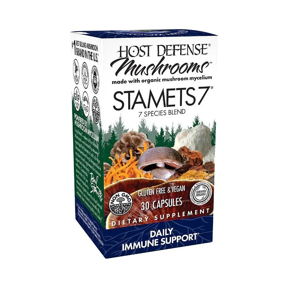 Натуральна добавка Host Defense Stamets 7, 30 вегакапсул - фото 2