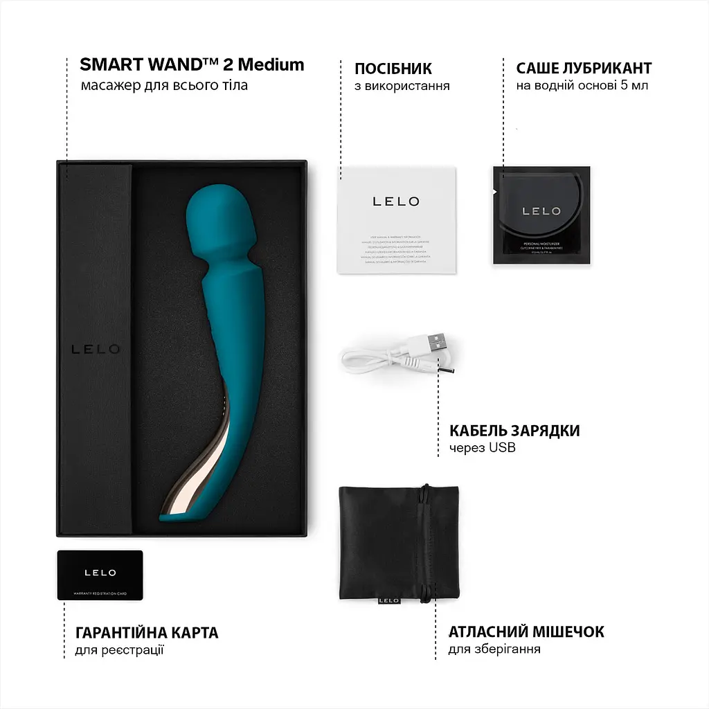 Вібратор Lelo Smart Wand 2 Medium -мікрофон - фото 6