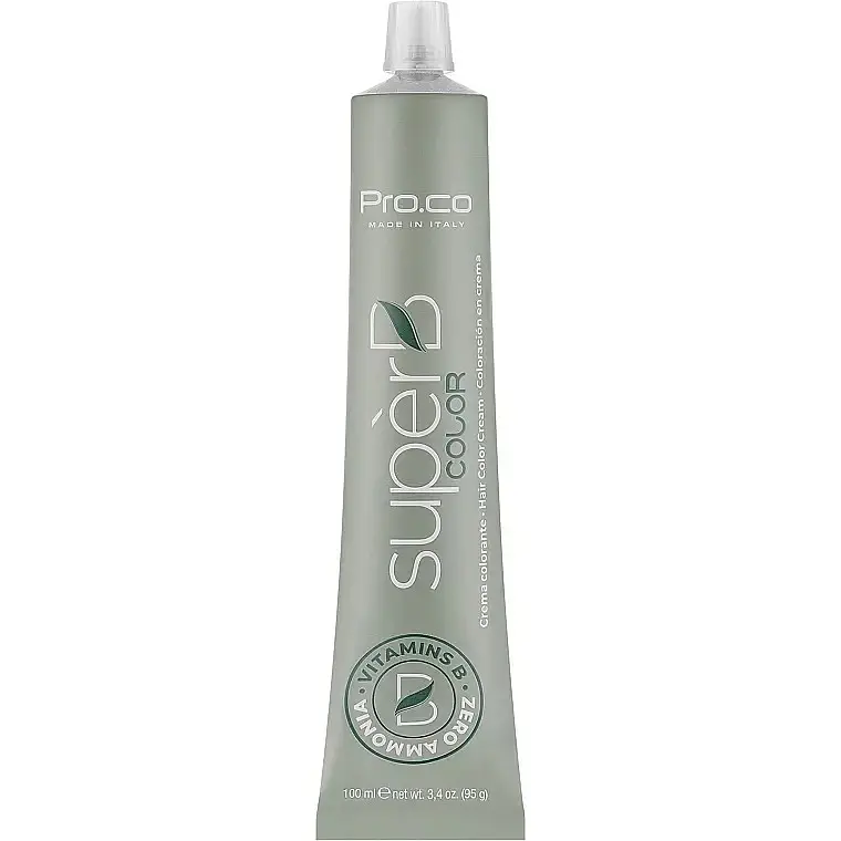 Безаміачна фарба для волосся Pro.Co SuperB Color Hair Color Cream 9/1 блондин дуже світло-попелястий - фото 2