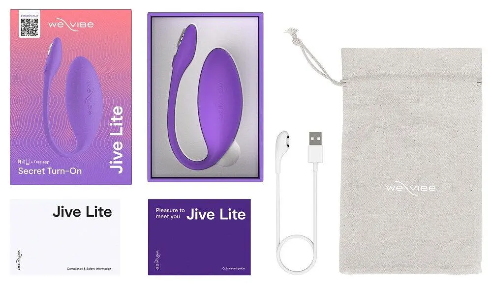 Смарт-віброяйце We-Vibe Jive Lite Purple, невеликий розмір - фото 9