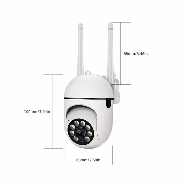 Камера Furminator PTZ Wi-Fi A1-WIFI/IPC-E27-3 2 Мп з поворотною головкою - фото 3