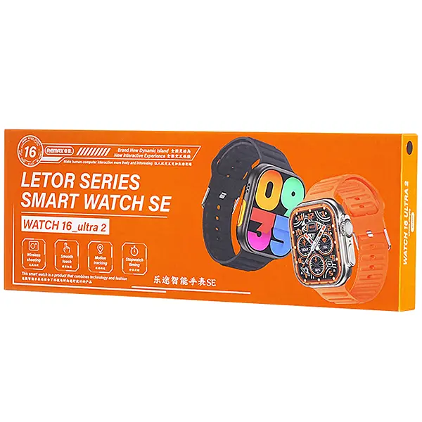 Смарт-годинник Remax Ultra 2 WATCH16 Black (1380) - фото 2