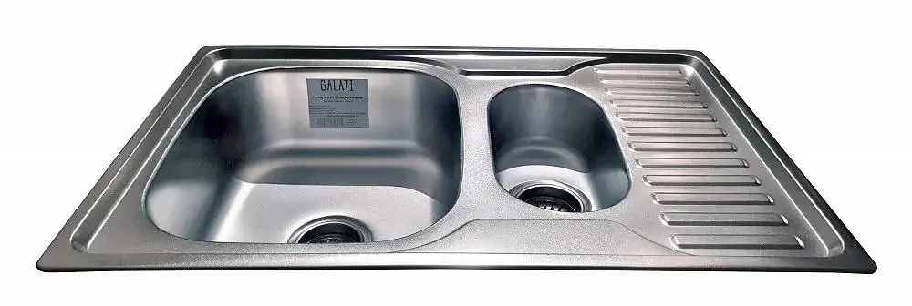 Кухонна мийка Romzha Petrika 1.5C Satin RO49669, Сірий - фото 4