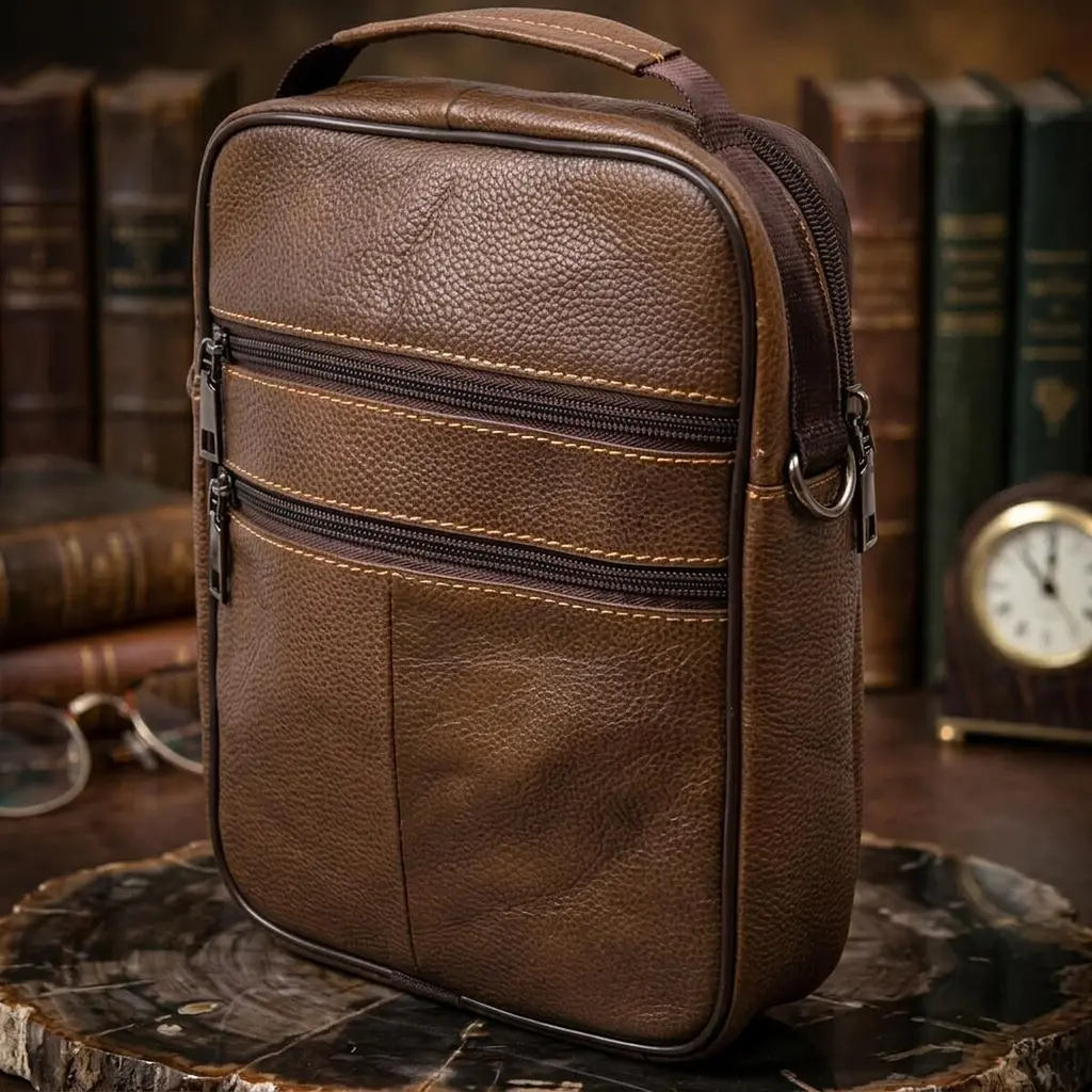 Месенджер чоловічий 20392 Vintage коричневий - фото 4
