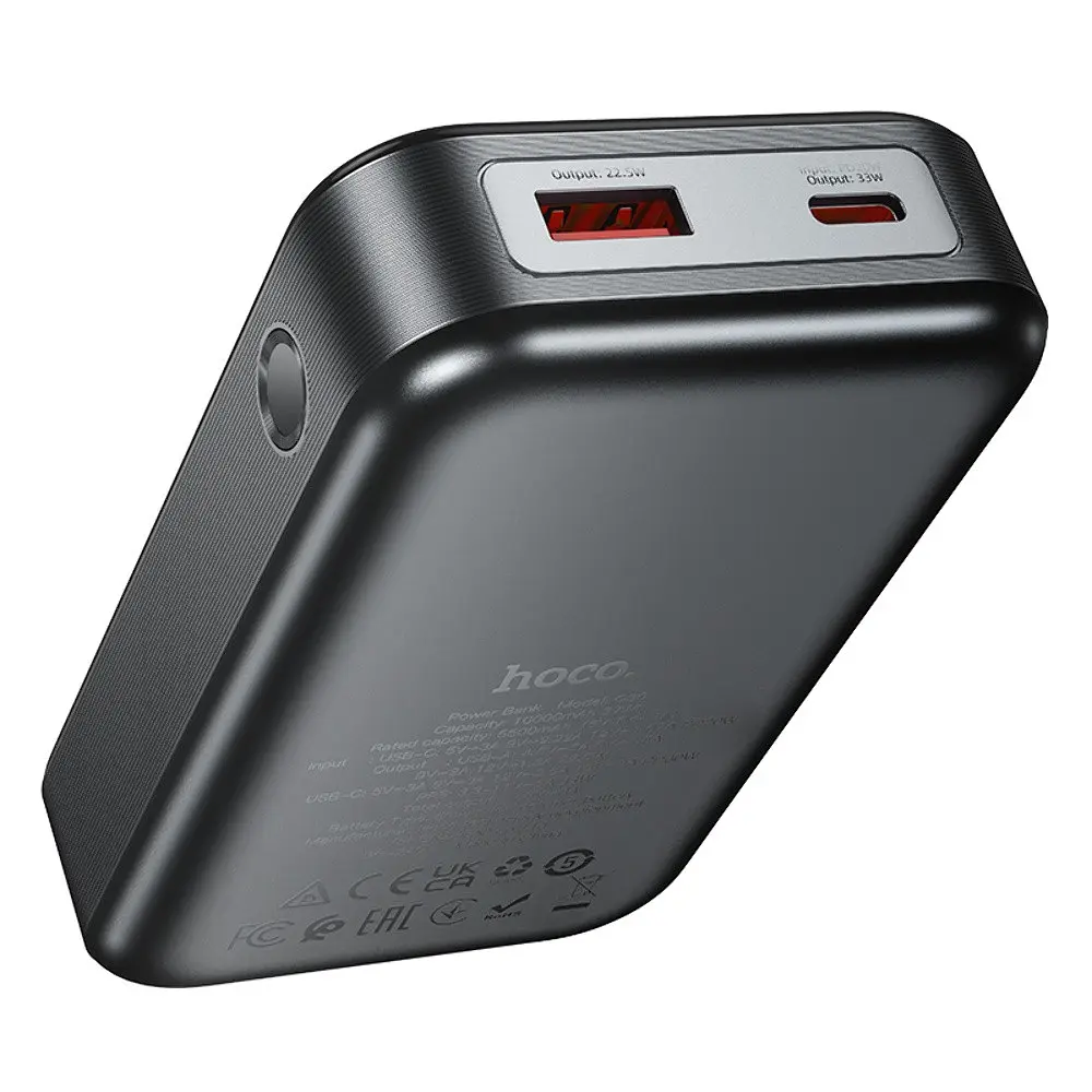Power bank Hoco Q30 10000mAh 33W серый - фото 6