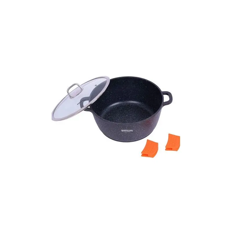 Каструля з мармуровим покриттям Bohmann BH-7350-32 32 см 8.6 л - фото 2
