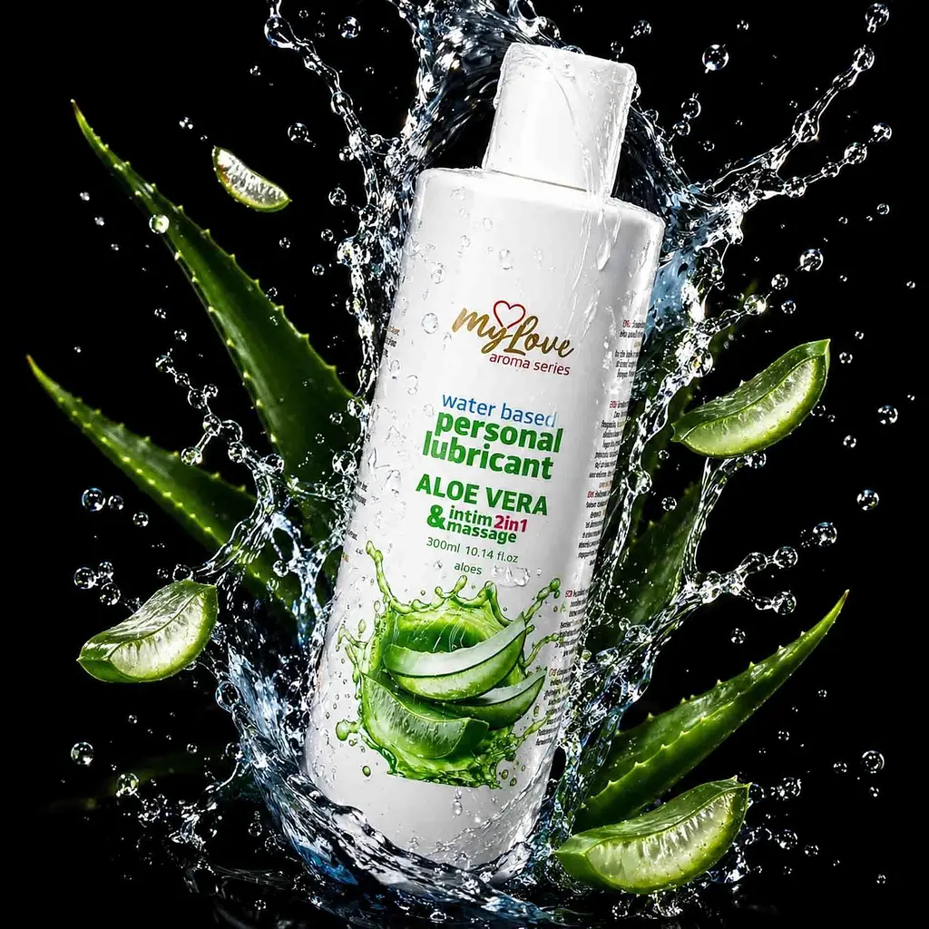 Лубрикант MyLove Aroma Series IntimMassage 2in1 Aloe Vera, 300 мл - фото 2