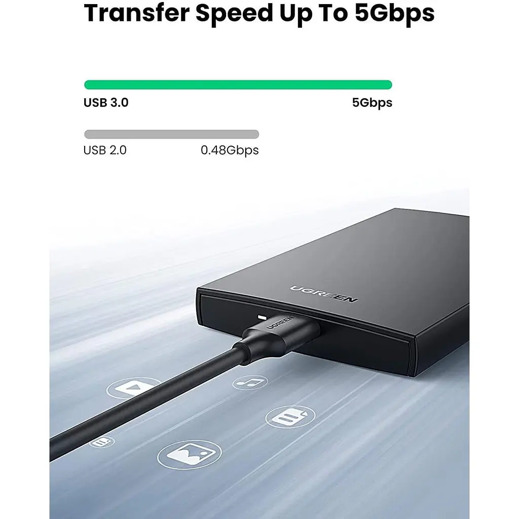 Зовнішня кишеня Ugreen CM237 USB 3.0 (60353) - фото 7