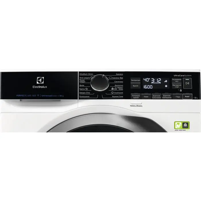 Стиральная машина Electrolux передняя, ​​10кг (EW8F161PSUC) - фото 2