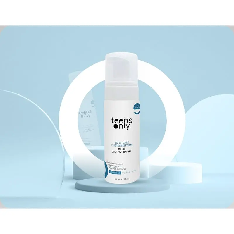 Пінка для вмивання Teens Only Pre-Teens Super-Care Cleansing Foam 9+ для нормальної та чутливої шкіри 150 мл (4820278290011) - фото 2