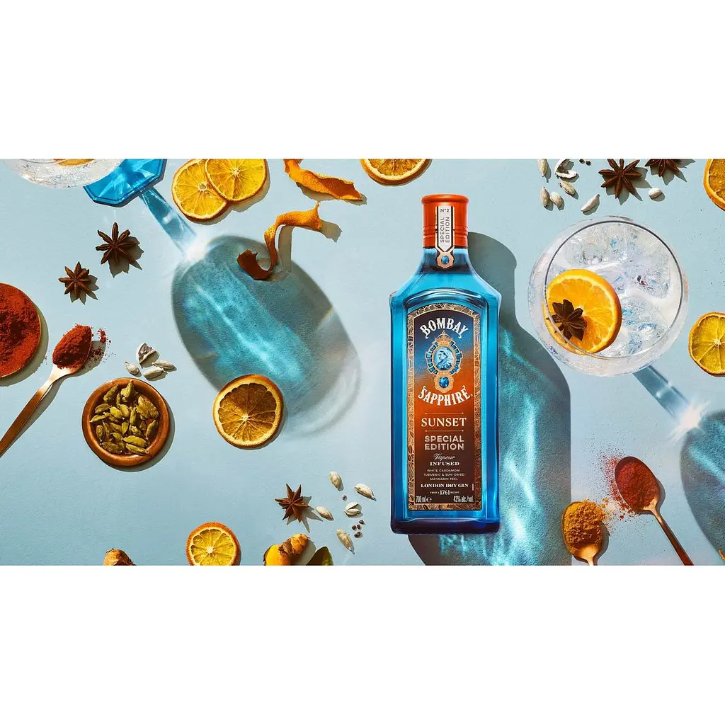 Джин Bombay Sapphire Sunset 43% 0.7 л - фото 14