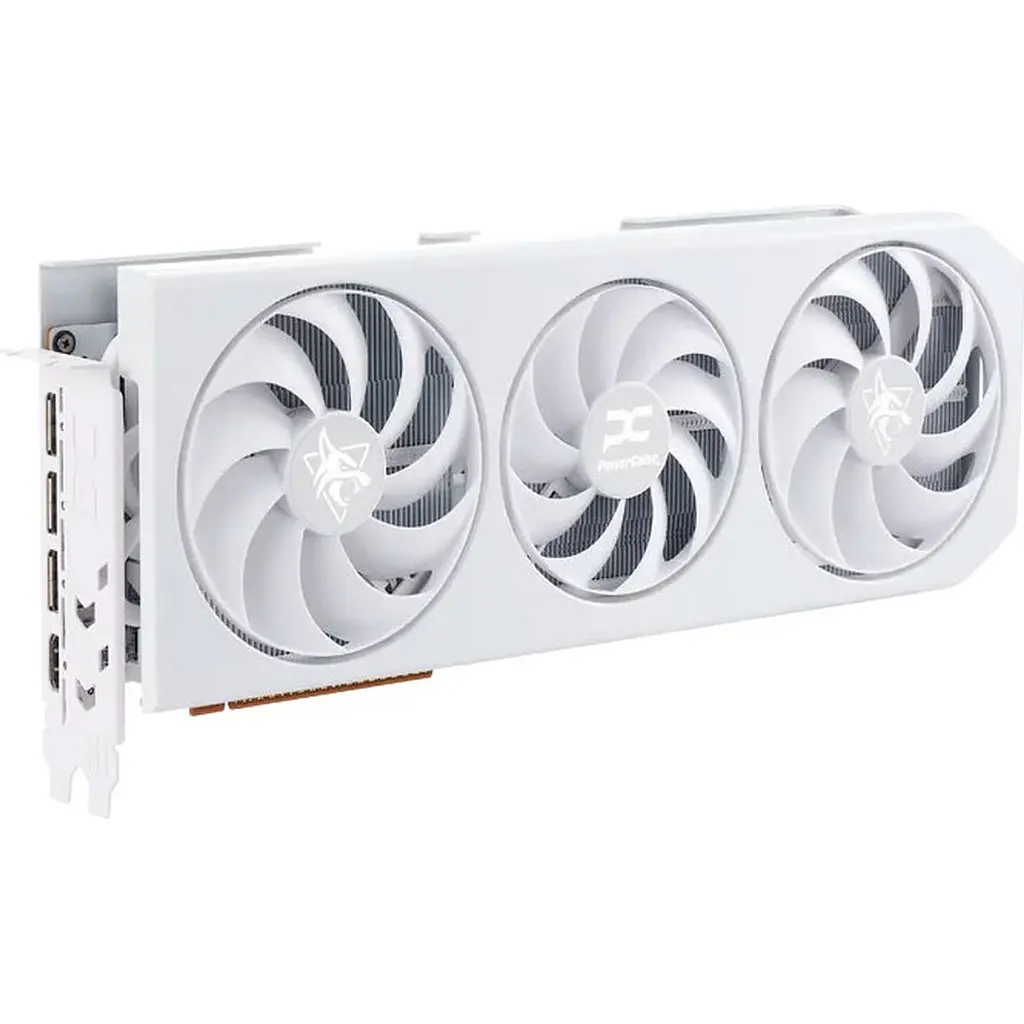 Видеокарта PowerColor Hellhound Spectral White AMD Radeon RX 9070 XT 16GB (RX9070XT 16G-L/OC/WHITE) UA [130407] - фото 2
