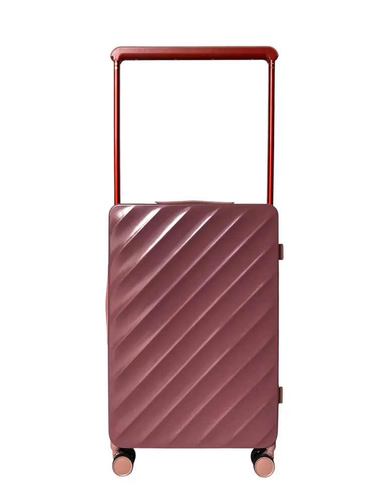 Валіза середня (M) Milano bag 015 полікарбонат Рожеве золото - фото 4