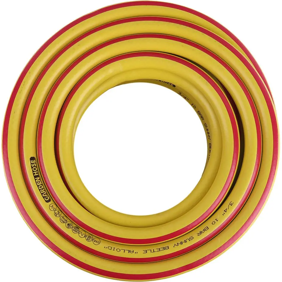 Шланг армированный 3-х слойный Alloid Building Tools Sunny Beetle 3/4" 20 м (WH-63313) - фото 4