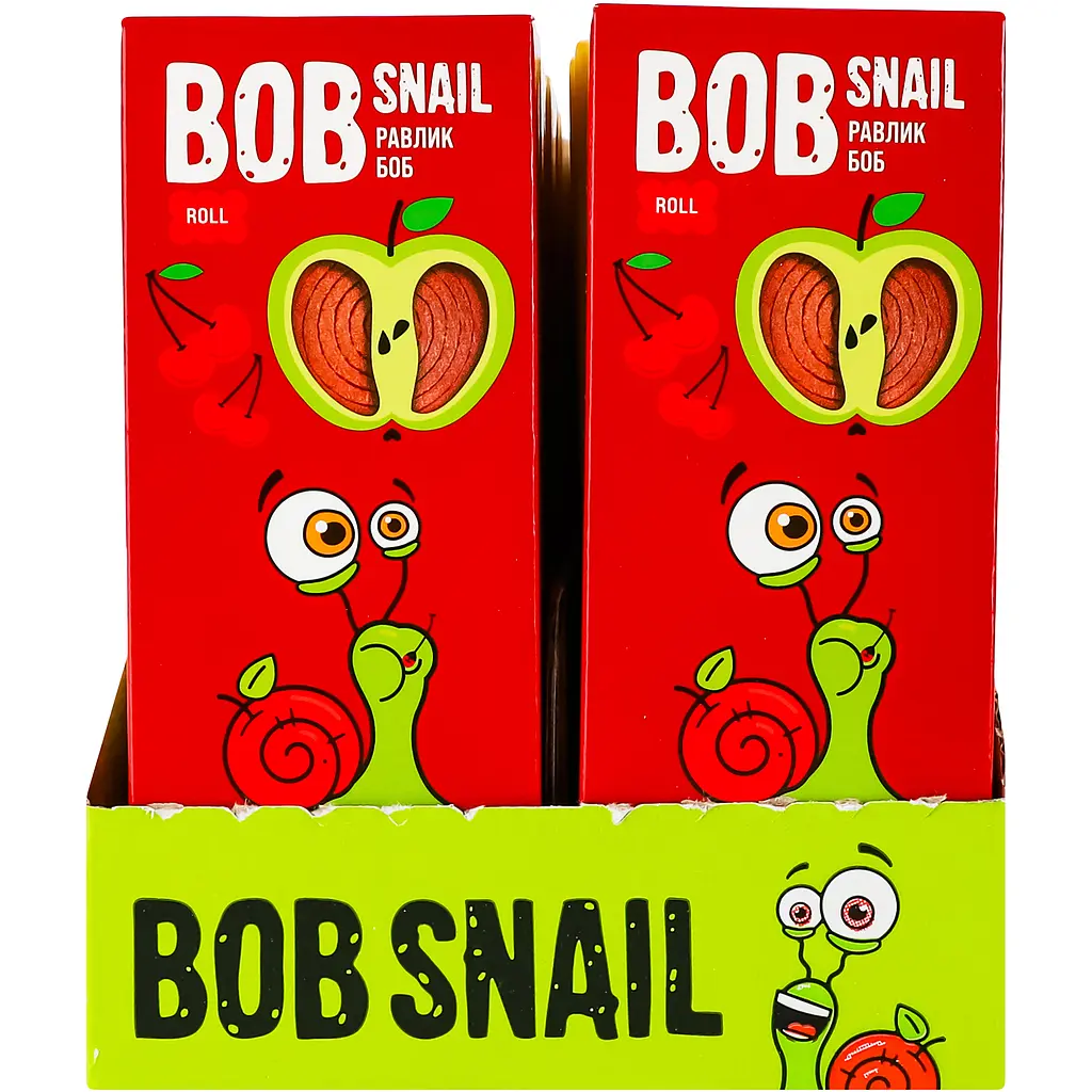 Фруктові яблучно-вишневі цукерки Bob Snail 30 г - фото 4