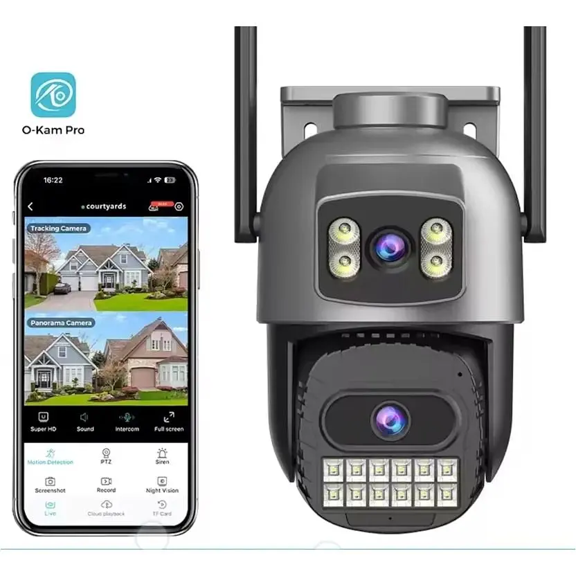 Камера видеонаблюдения Besder A22YQ 15MP Wi-Fi Уличная PTZ DC12V 2A A22YQ-10MP-EU - фото 2