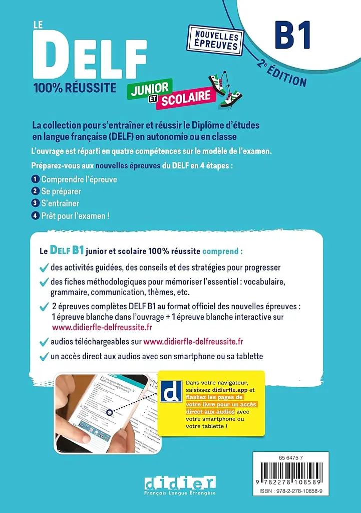 Le DELF B1 100% réussite Junior et scolaire Livre + didierfle.app - фото 2