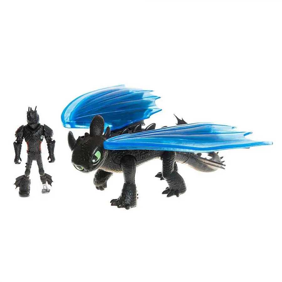 Игровой набор Dragons Как укротить дракона 3: Дракон Беззубик и викинг Иккинг (SM66621/6370) - фото 3