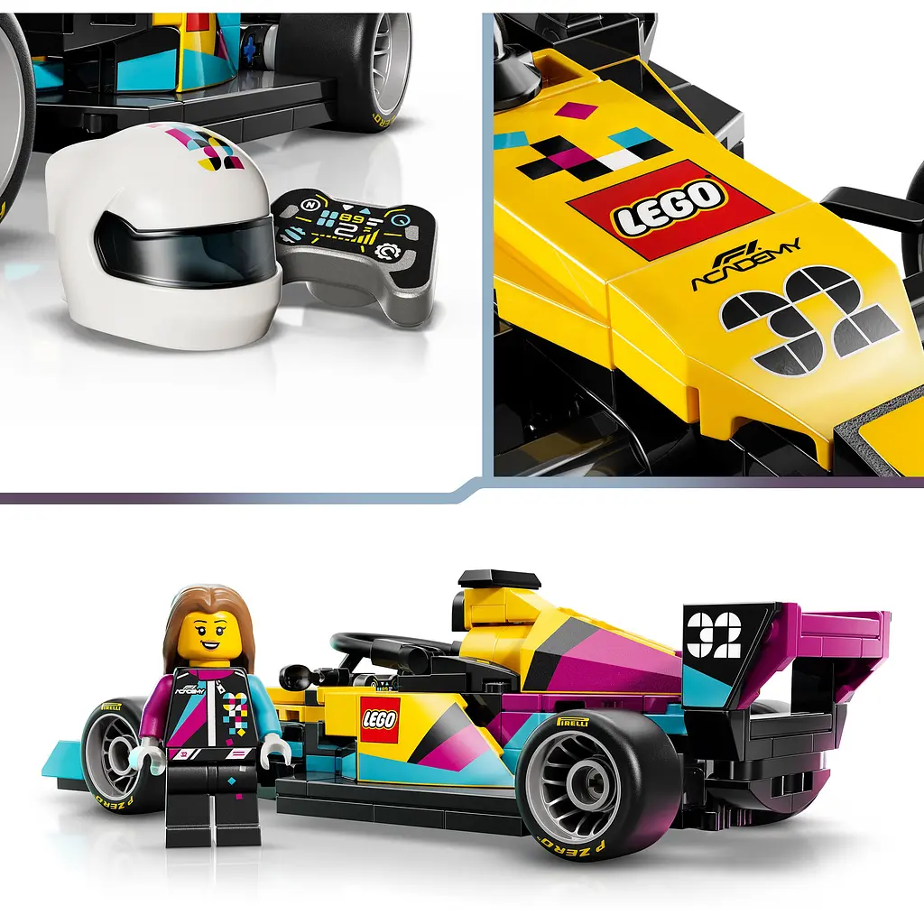 Конструктор LEGO F1 Academy Гоночний автомобіль (77258) - фото 5