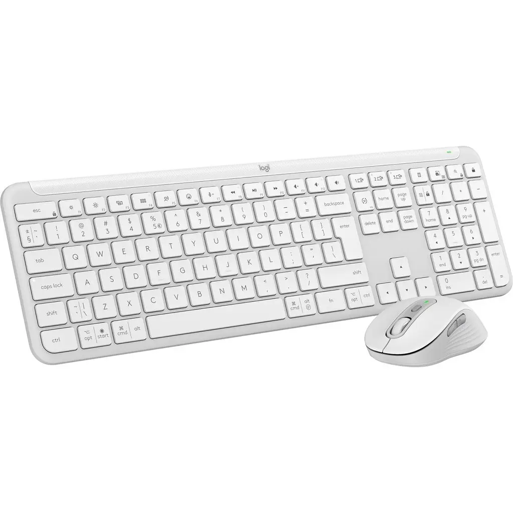 Комплект (клавіатура + миша) Logitech Signature Slim MK950 Off-White UA (920-012491) [122955] - фото 2