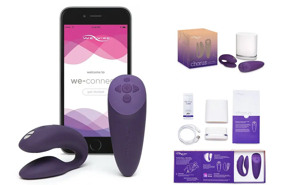 Вібратор для парного використання We-Vibe Chorus фіолетовий We-vibe SO6923 90141