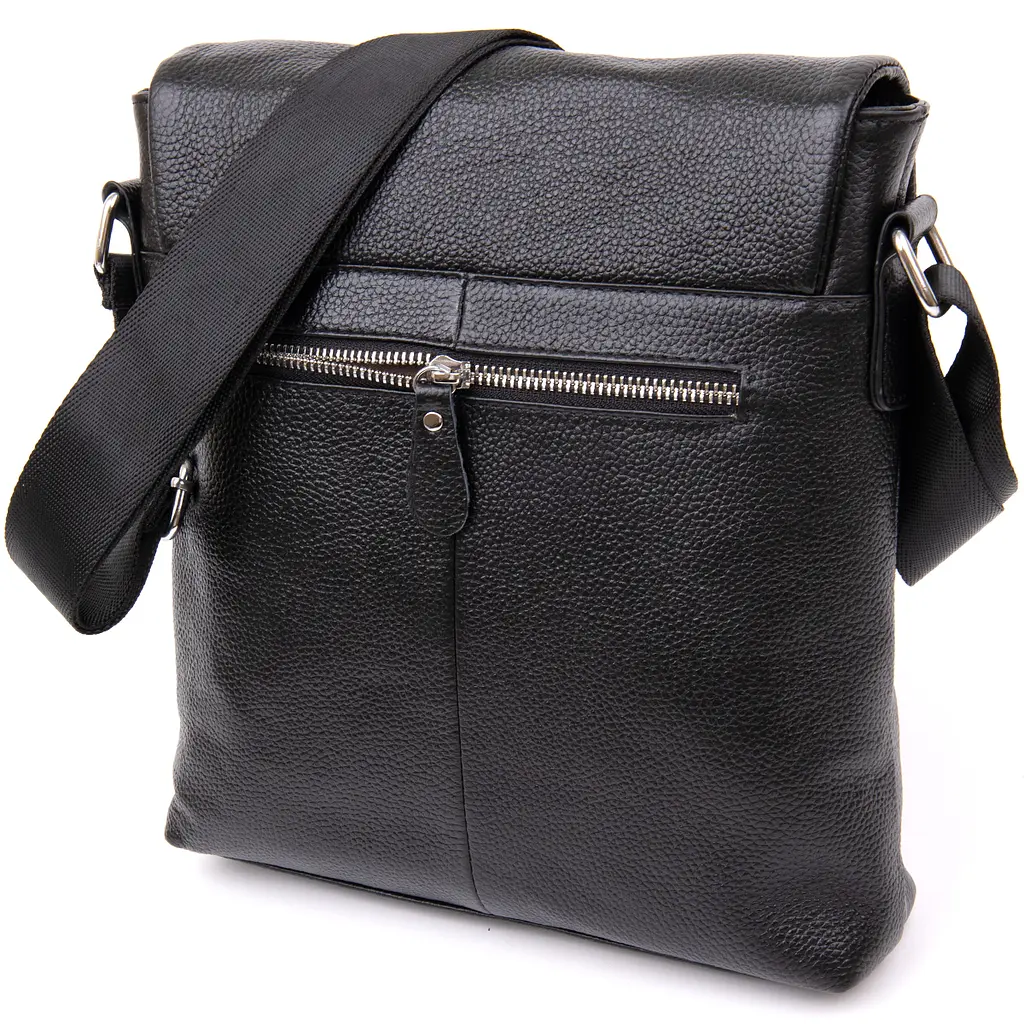 Кожаная сумка мужская Vintage 25х27х5 см sum0013942 - фото 2