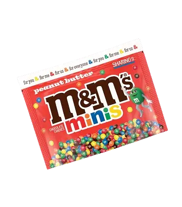 Драже M&M'S Minis Peanut Butter, 240г - фото 3