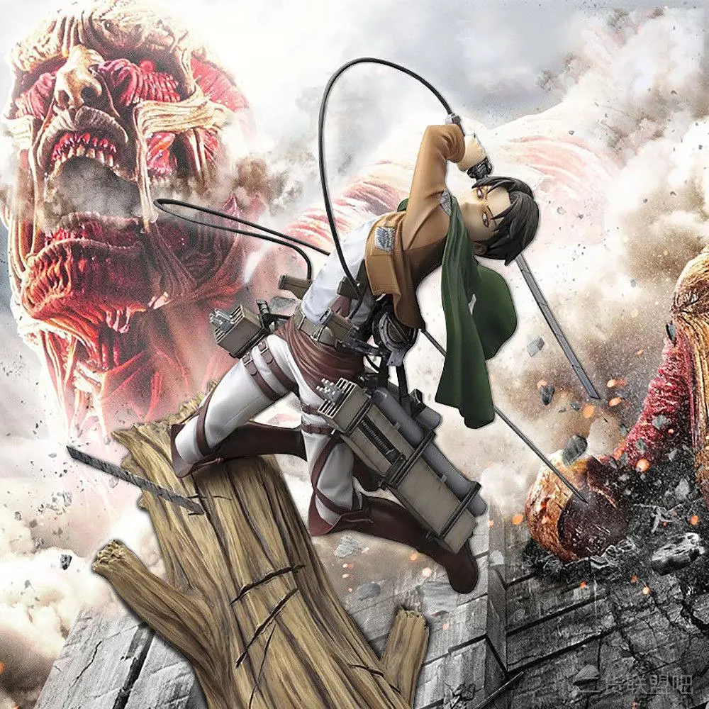 Фигурка Атака Титанов Леви Аккерман Attack on Titan Levi Ackerman 25 см Китай АТ LA CH - фото 5