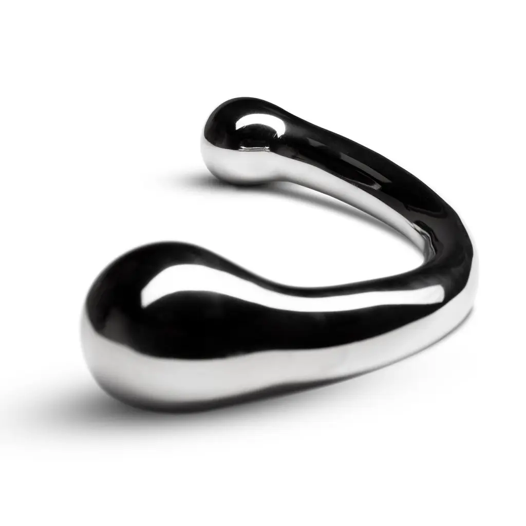 Металлическое дилдо Sinner Gear Unbendable - The Curvey G-Spot Metal Dildo - фото 4