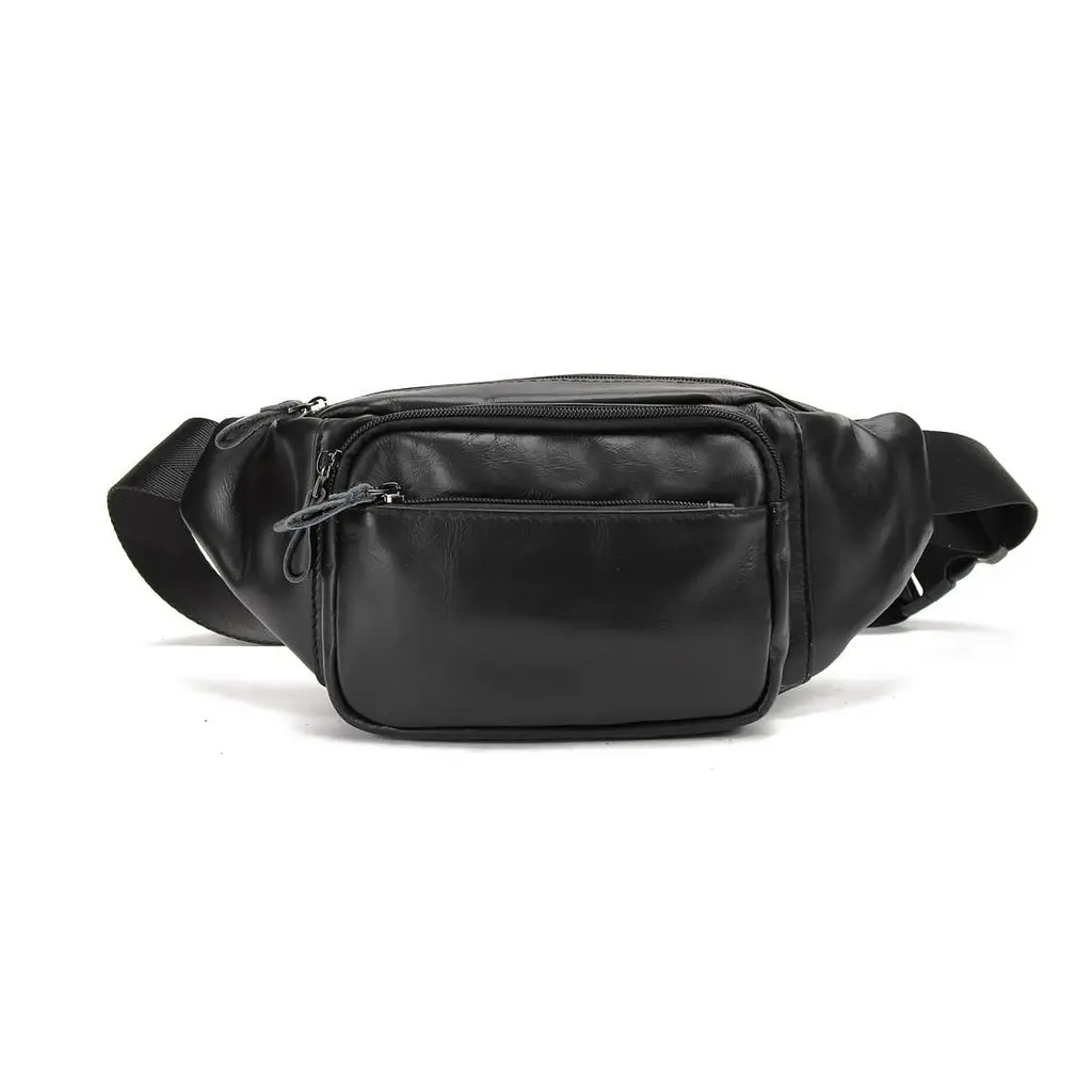 Сумка на пояс з телячої шкіри Tiding Bag t0186A - фото 4