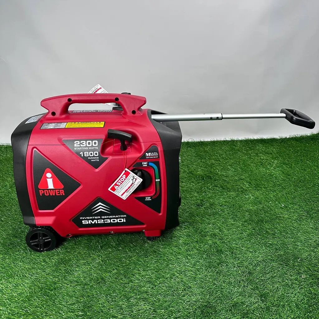 Інверторний бензиновий генератор iPower SM2300I (1.8/2.3 кВт) з дисплеєм, колесами та ручкою - фото 11