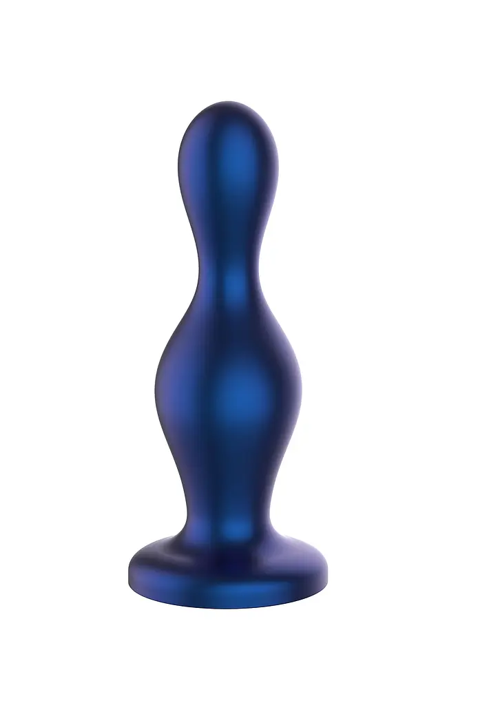 Анальна пробка TOYJOY The Hitter Buttplug 13 см (синій) - фото 8