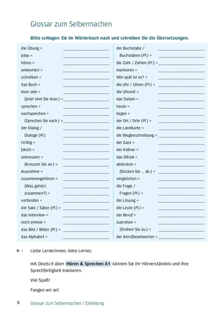 Deutsch uben. Horen + Sprechen A1 Buch mit Audios online - фото 2