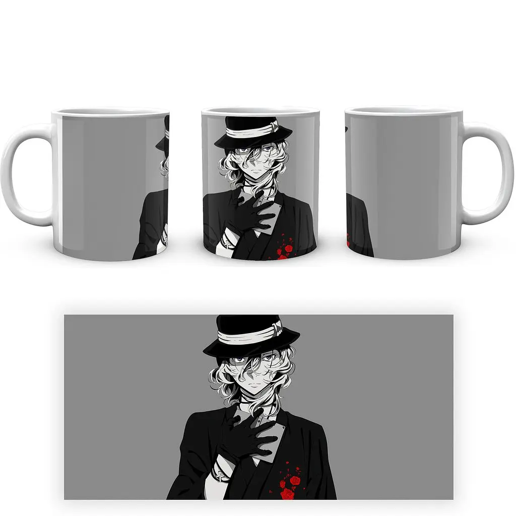 Кружка GeekLand Bungou Stray Dogs Проза Бродячих Псов Чуя BSD 24 330 мл белая - фото 4