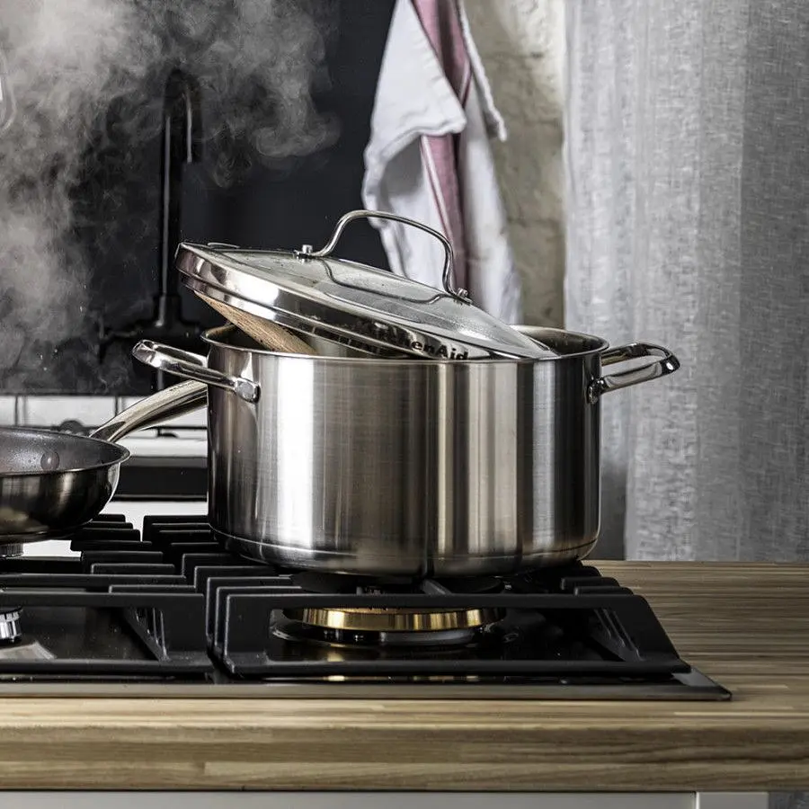 Кастрюля KitchenAid Proline с крышкой 24 см 5.7 л (CC001879-001) - фото 2