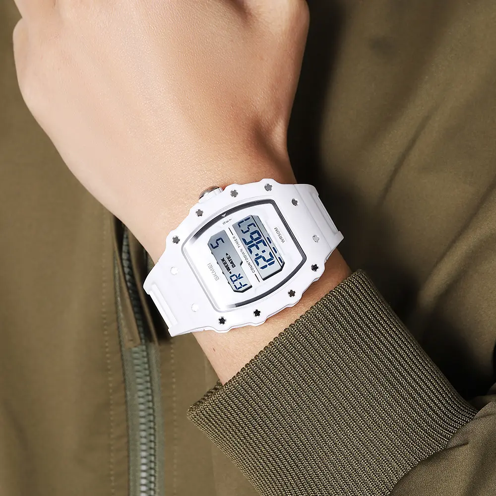 Чоловічий наручний годинник 2296WT White Skmei acs0030041 - фото 4